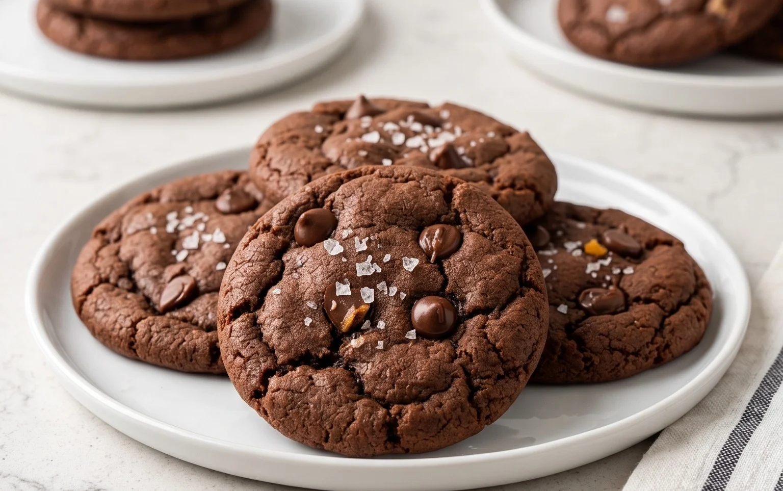Salted Brownie Cookies