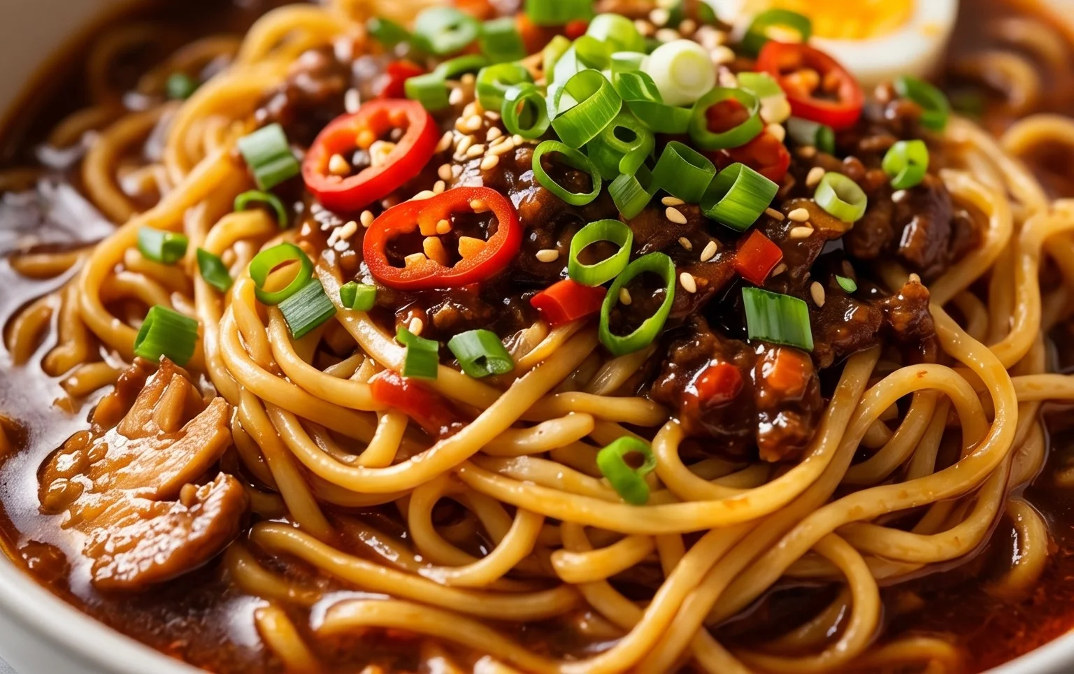 Easy Saucy Ramen Noodles
