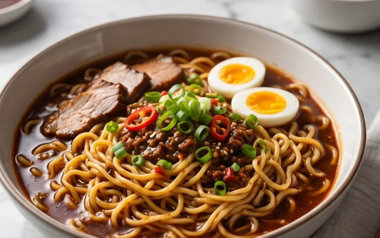 Easy Saucy Ramen Noodles