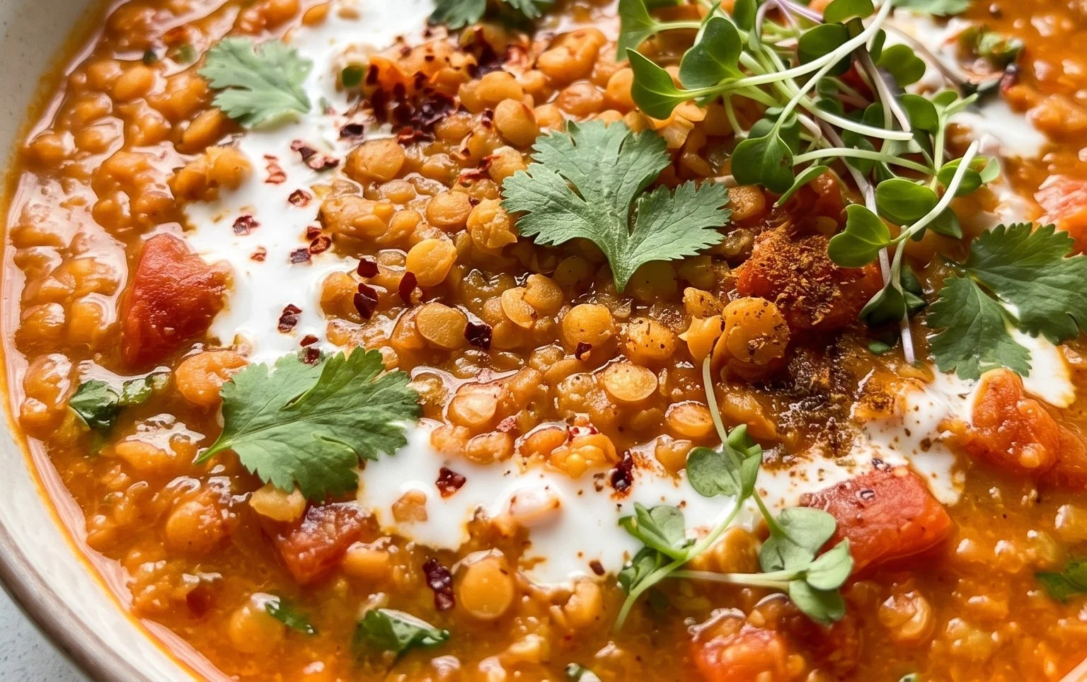 Spicy Red Lentil Curry