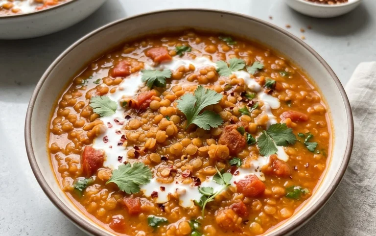 Spicy Red Lentil Curry