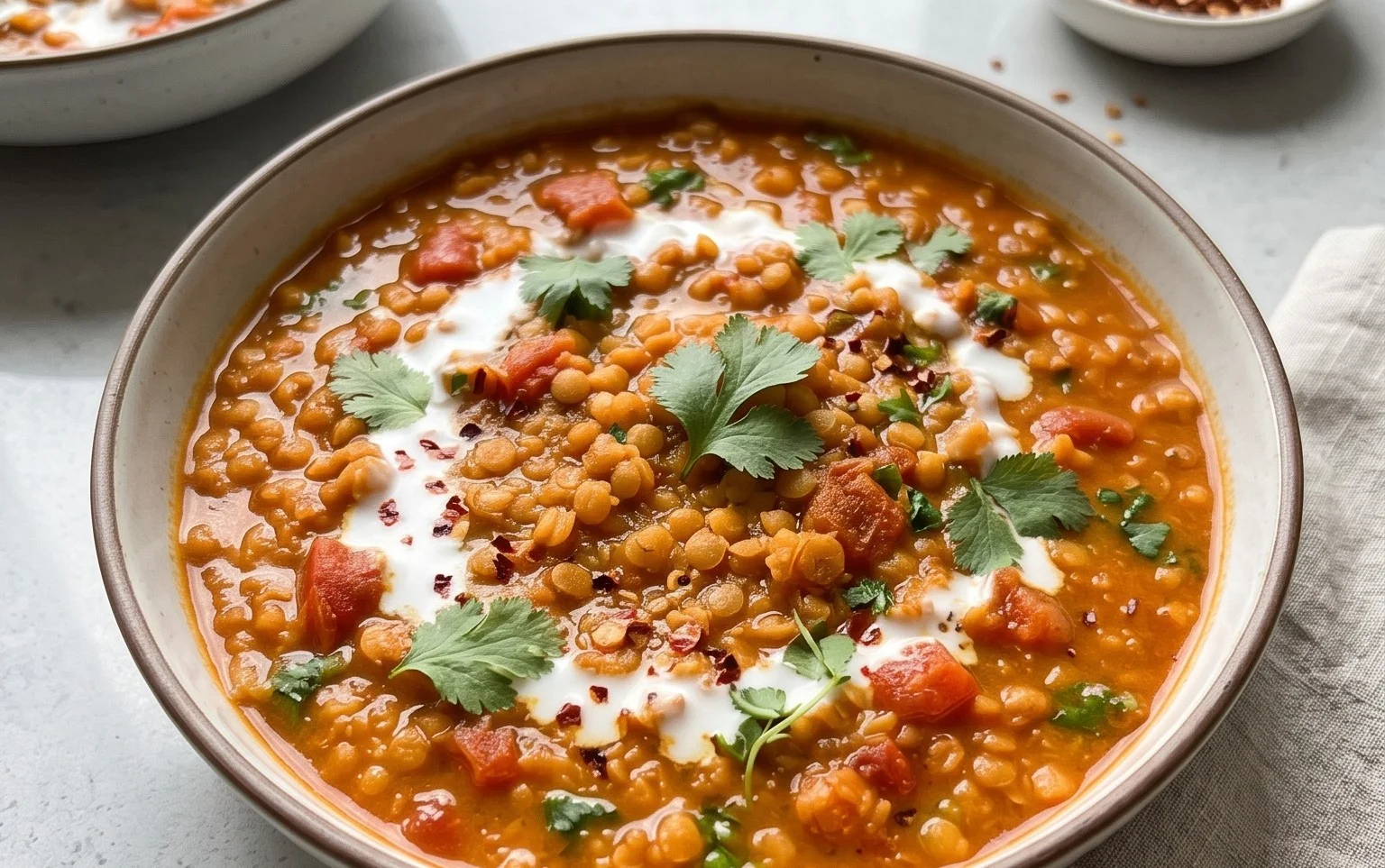 Spicy Red Lentil Curry