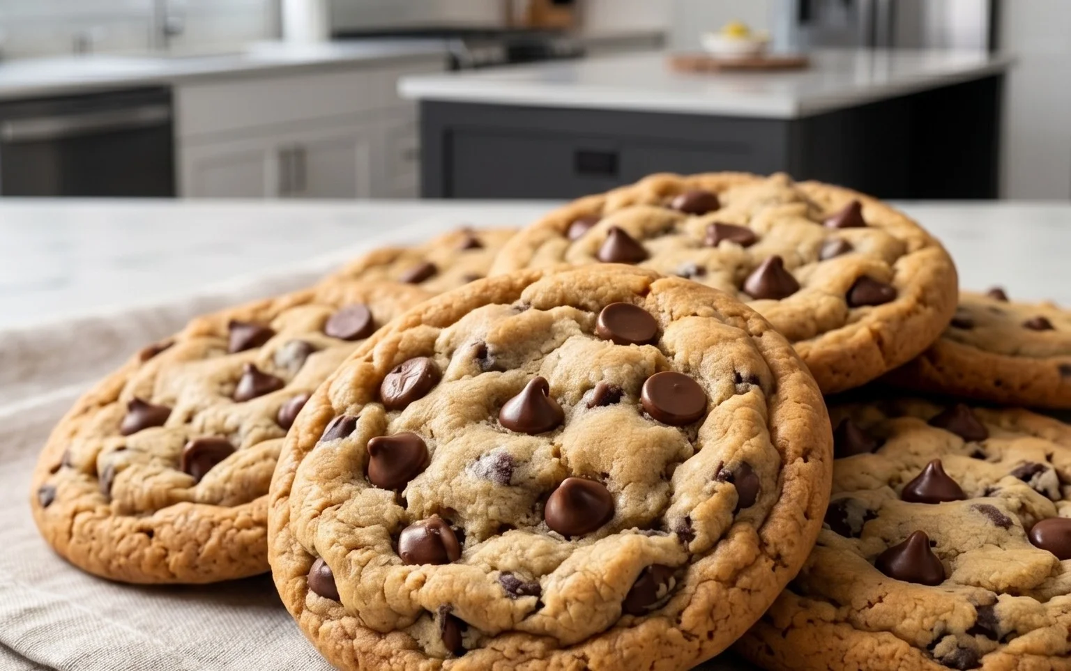 Crispy and Chewy Chocolate Chip Cookies