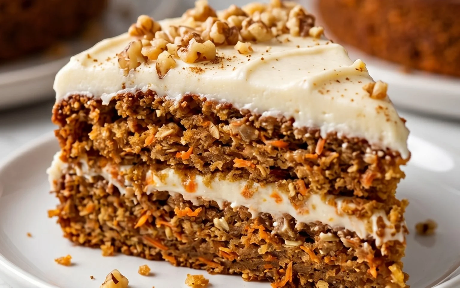 Easy Flourless Oatmeal Carrot Cake Recipe