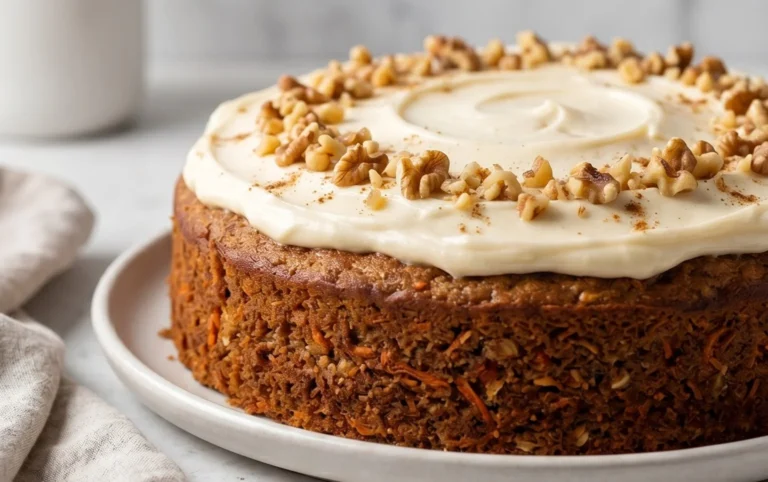 Easy Flourless Oatmeal Carrot Cake Recipe