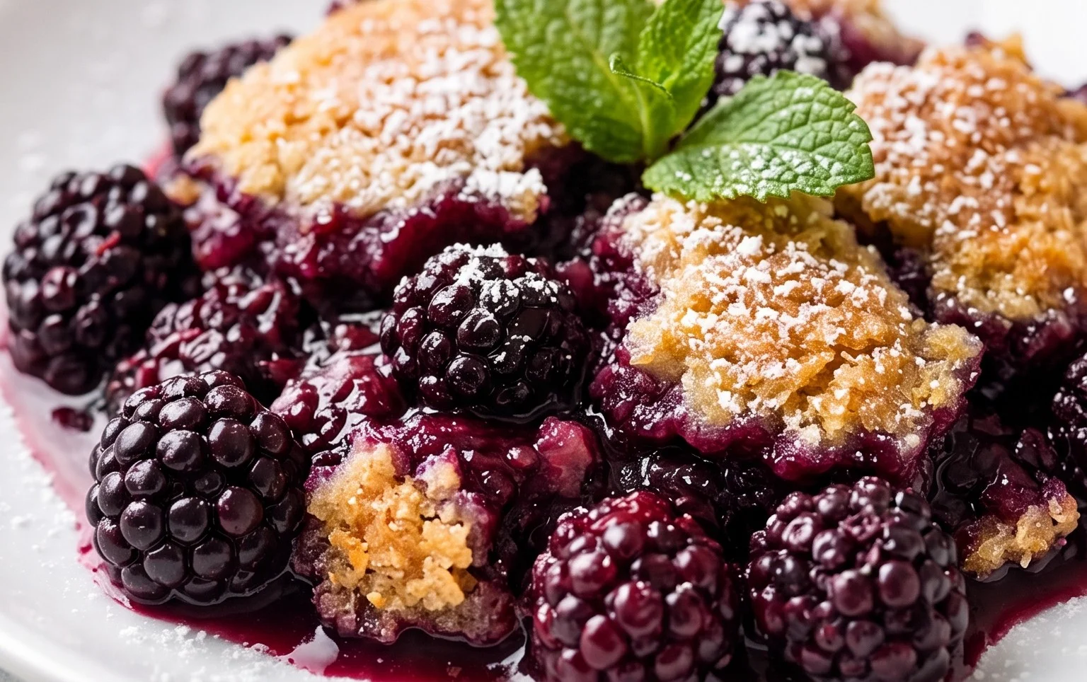 The Pioneer Women's Blackberry Cobbler