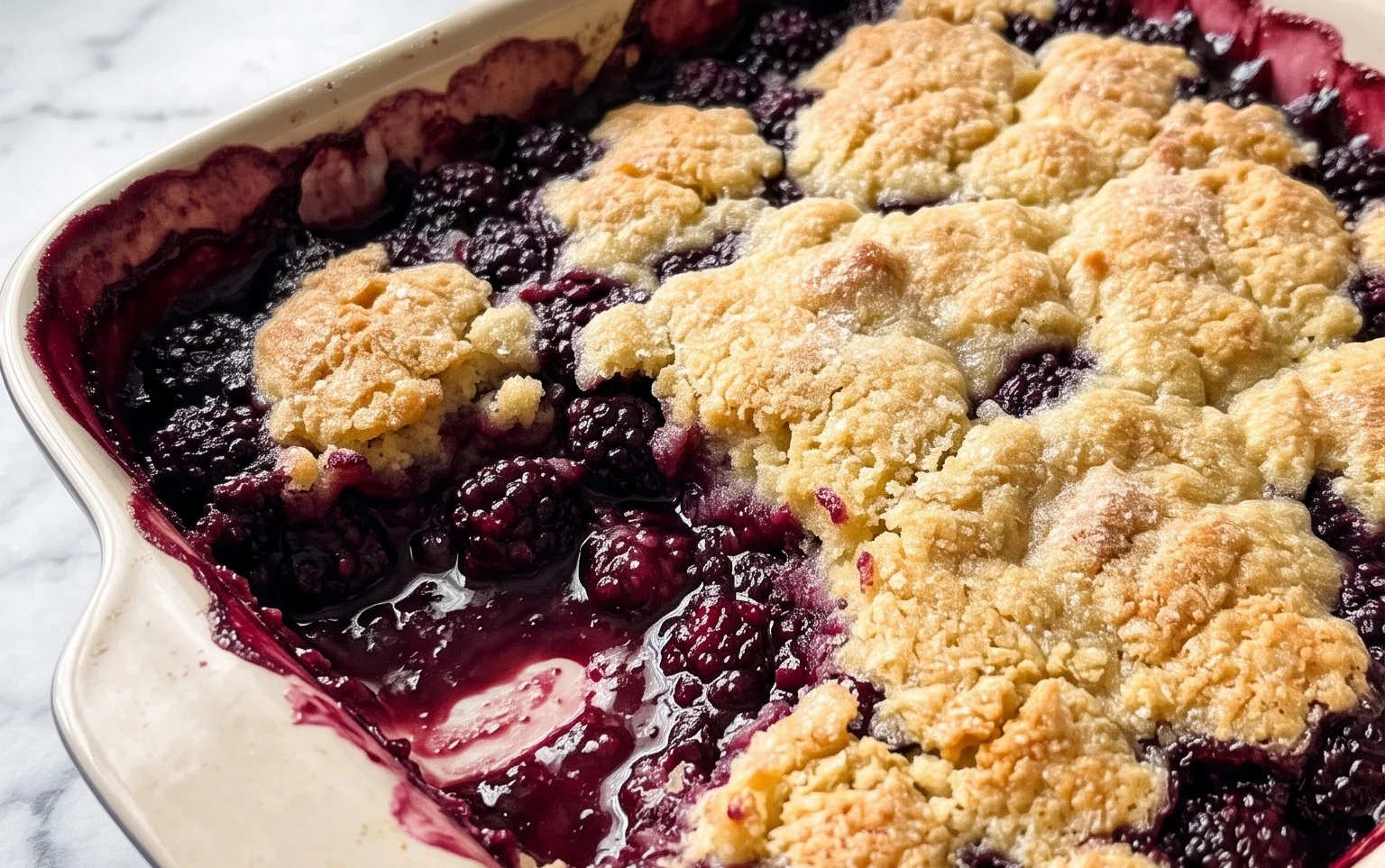 The Pioneer Women's Blackberry Cobbler
