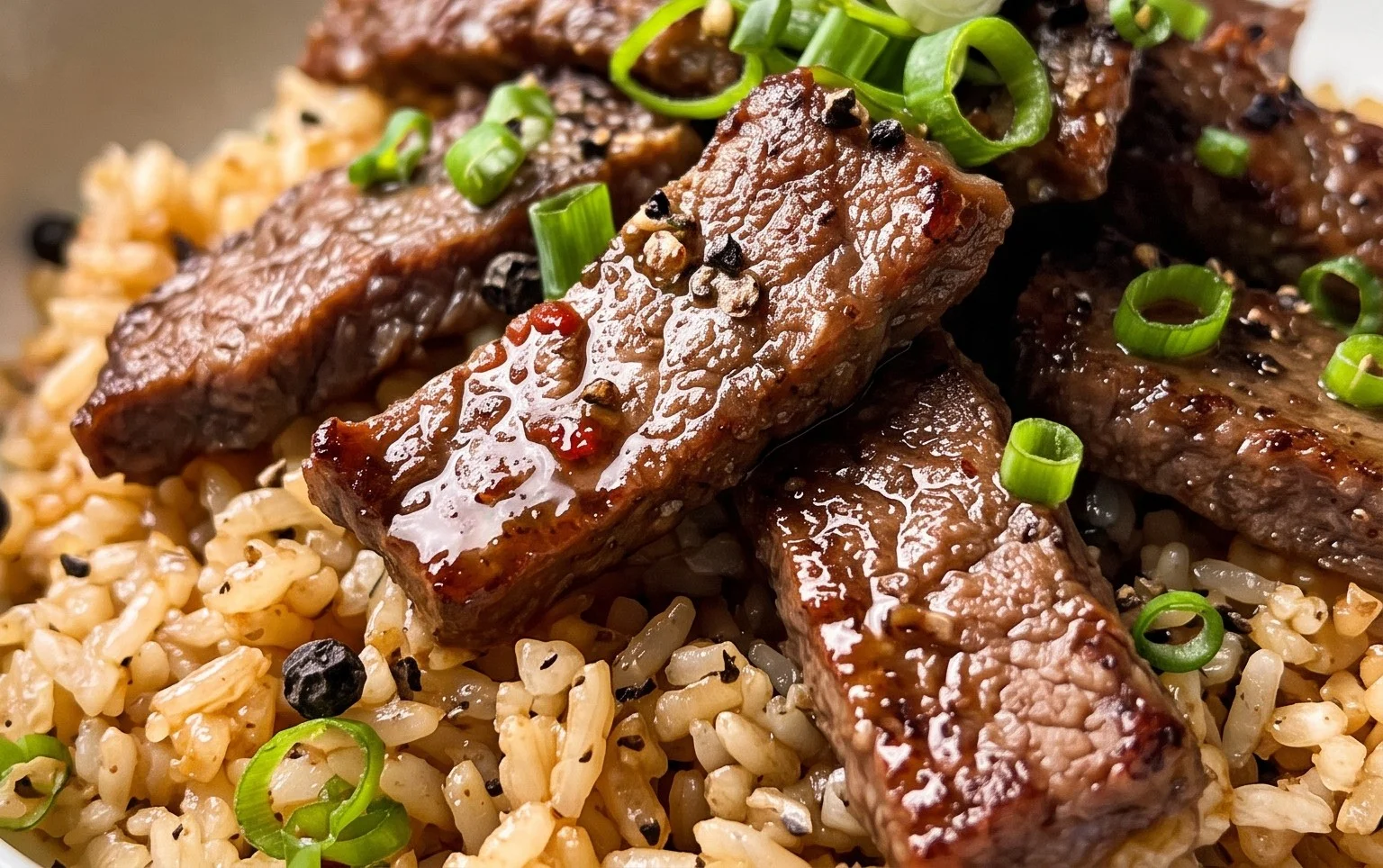 Beef Pepper Rice Bowl is a delicious meal option.