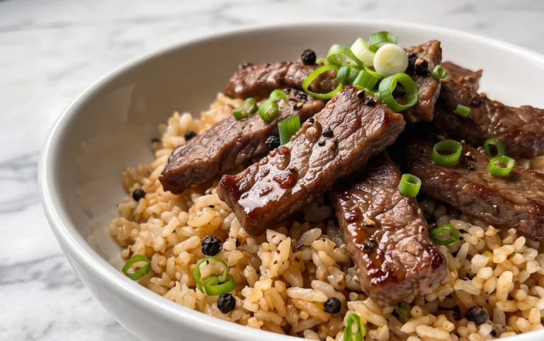 Beef Pepper Rice Bowl is a delicious meal option.
