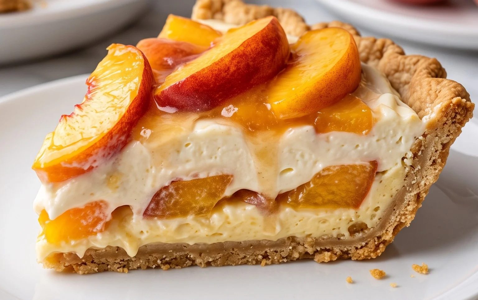 Peaches and Cream Pie