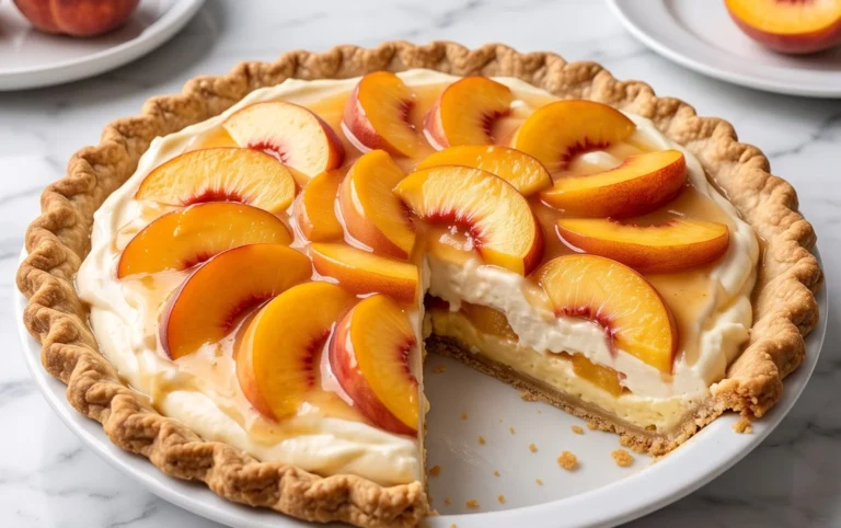 Peaches and Cream Pie