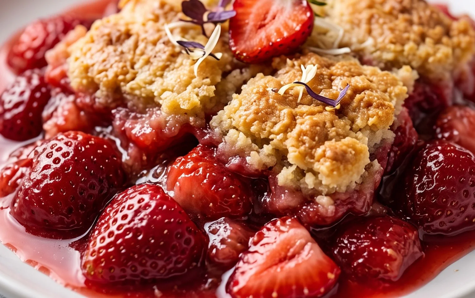 Strawberry Cobbler