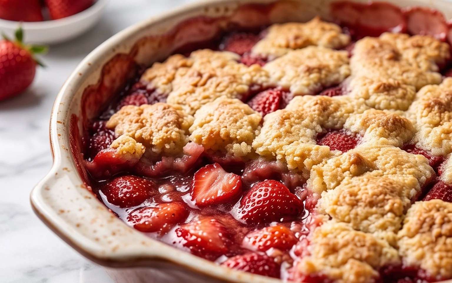 Strawberry Cobbler