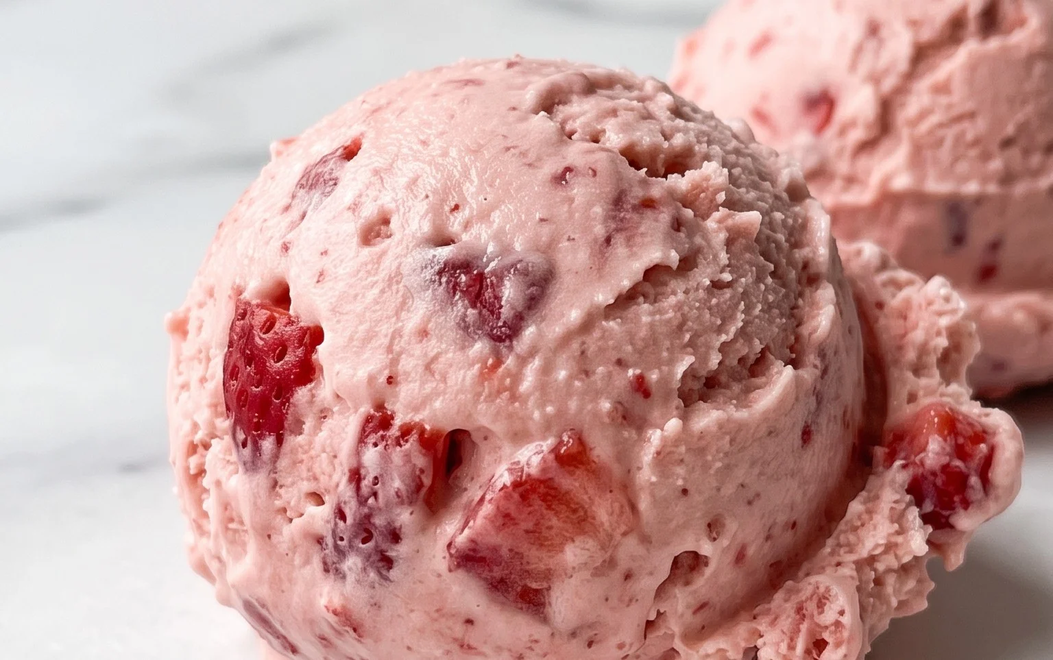 Homemade Strawberry Ice Cream