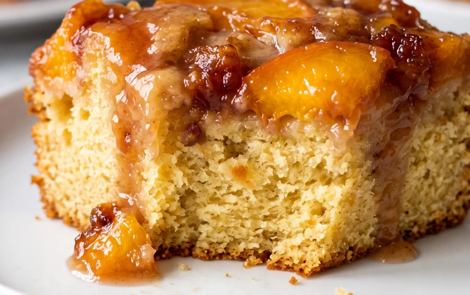 Peach Cobbler Pound Cake