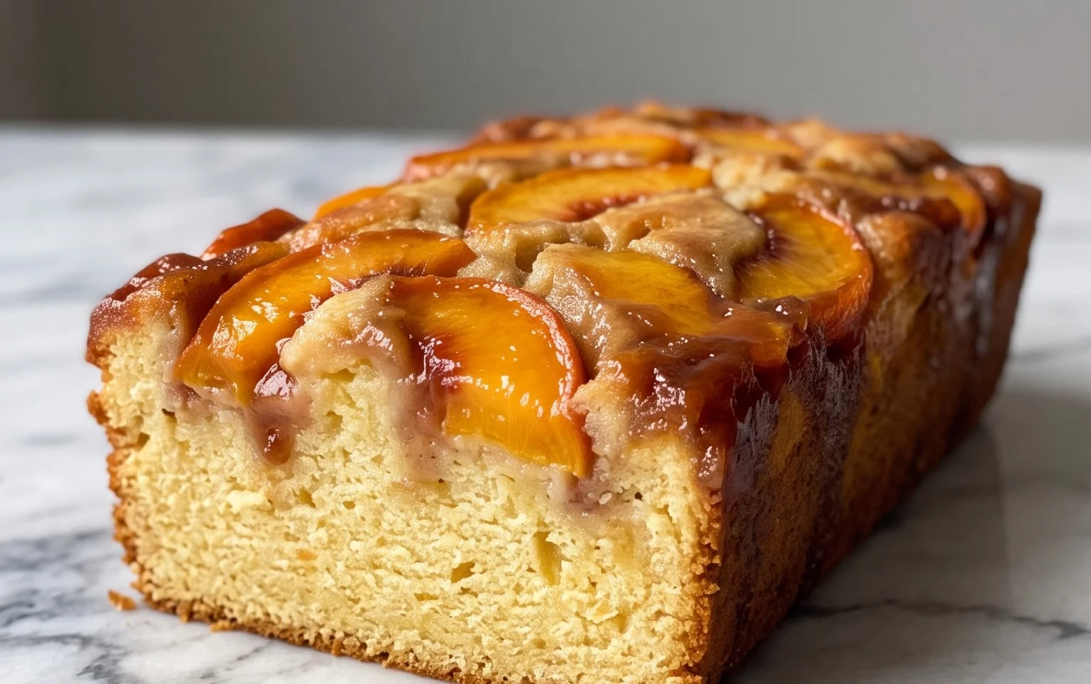 Peach Cobbler Pound Cake