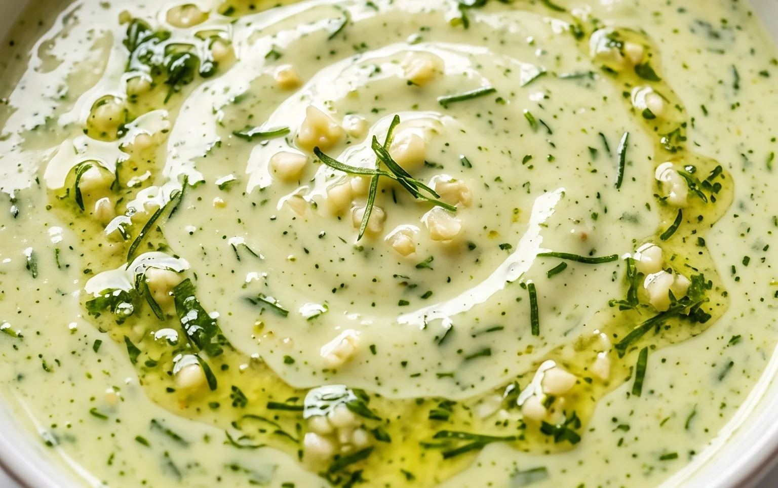 Creamy Garlic Lime Cilantro Sauce