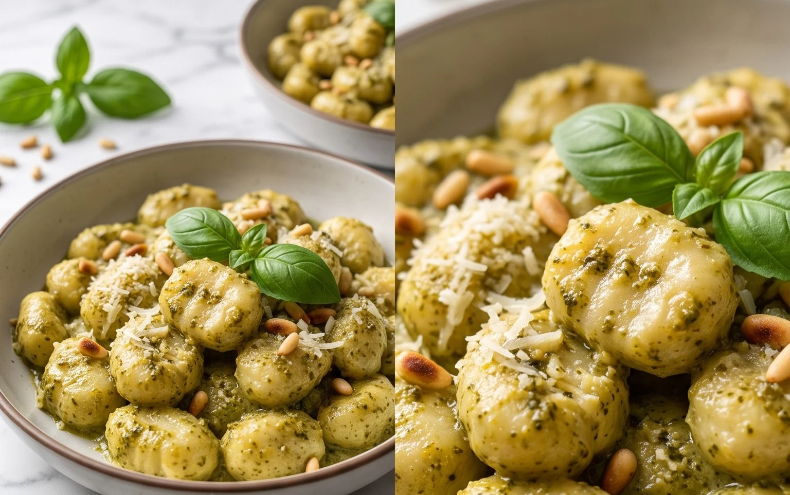 Creamy Pesto Gnocchi