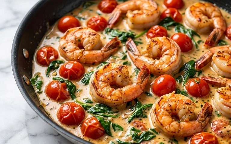 Tuscan Shrimp (One-Pan, 30-Minute Dinner)