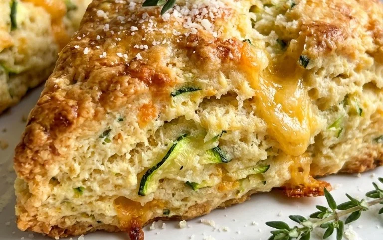 Zucchini Cheddar Scones