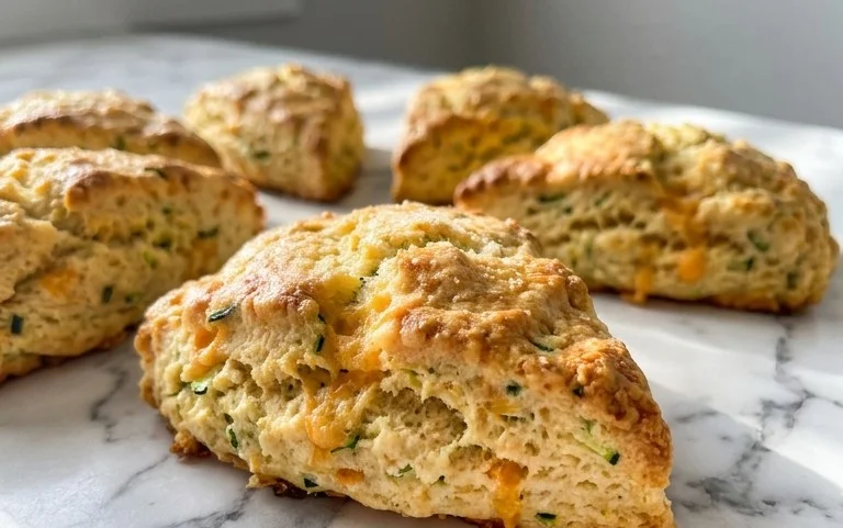 Zucchini Cheddar Scones