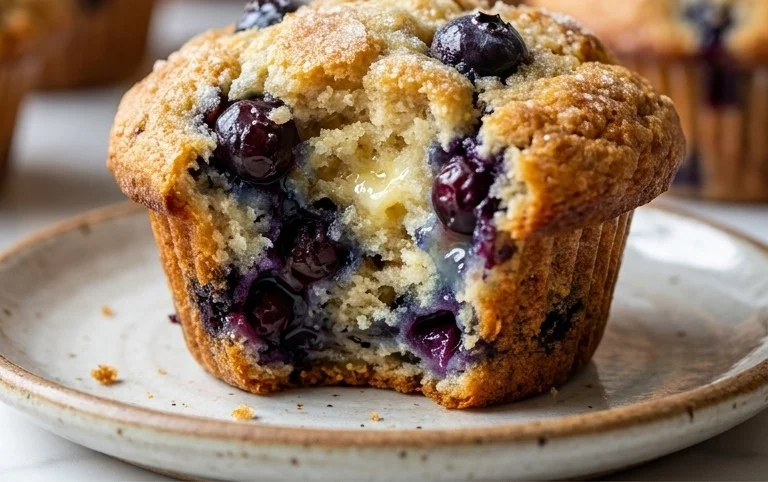 Homemade Blueberry Muffins