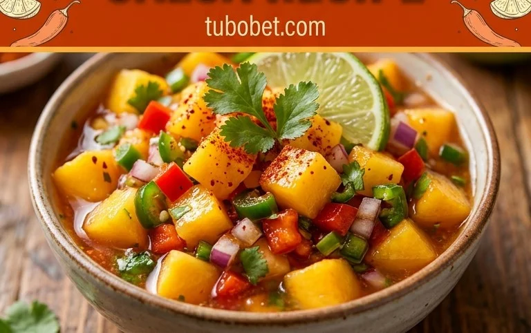 Sweet & Spicy Peach Salsa Canning Recipe