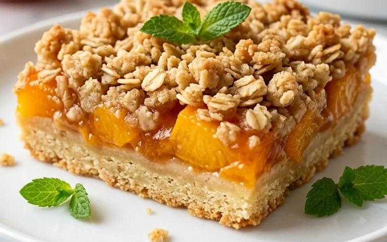 Fresh Peach Crum extractb Bars