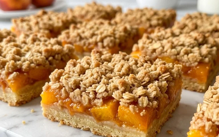 Fresh Peach Crum extractb Bars