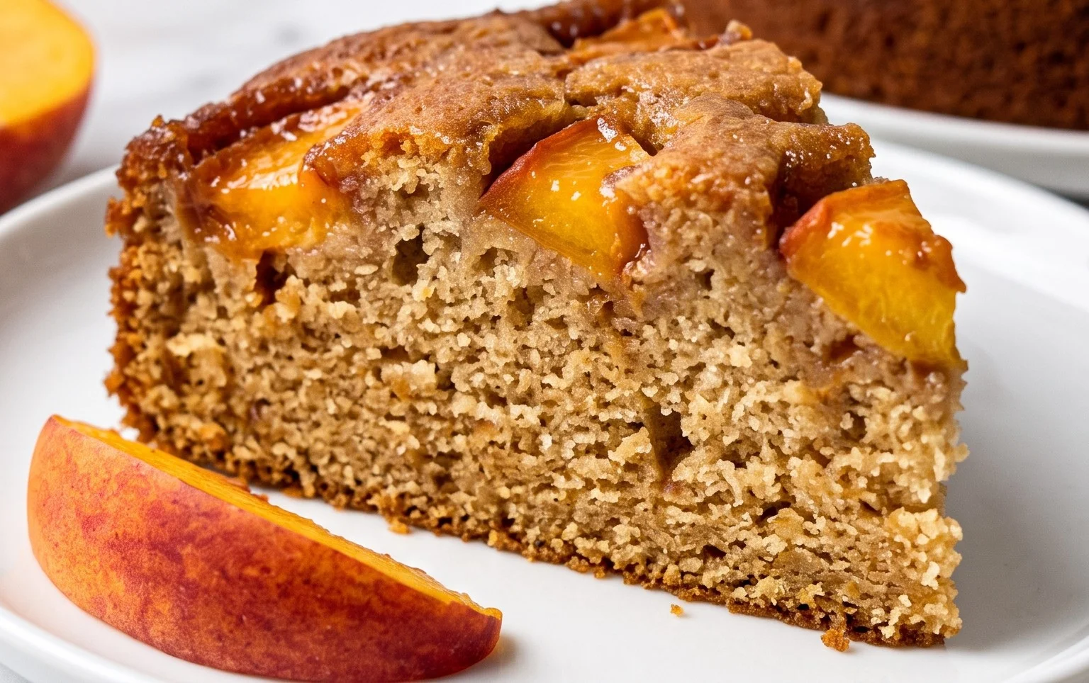 Brown Sugar Peach Cake