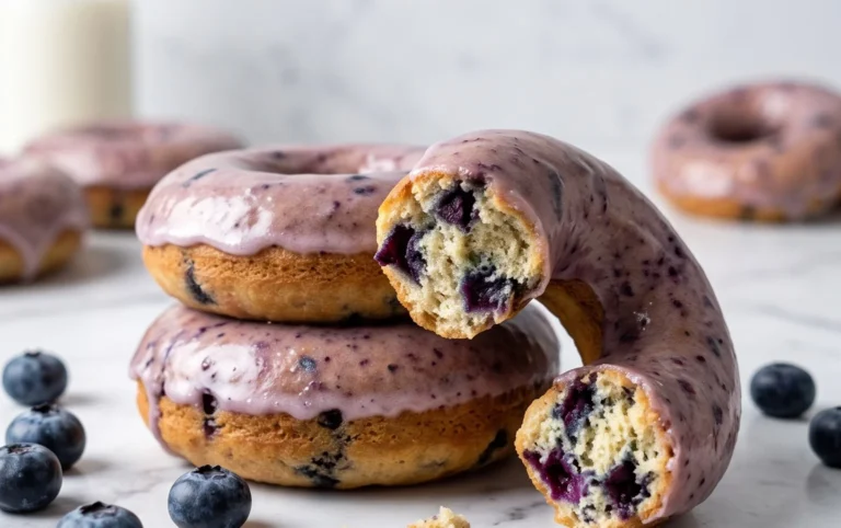 Blueberry Cake Donuts