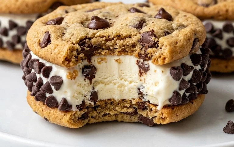 Cookie Ice Cream Sandwiches (Like a Chipwich!)