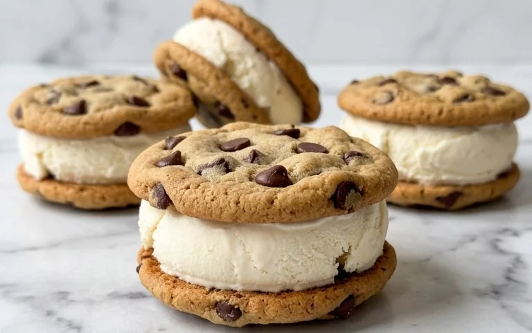 Cookie Ice Cream Sandwiches (Like a Chipwich!)