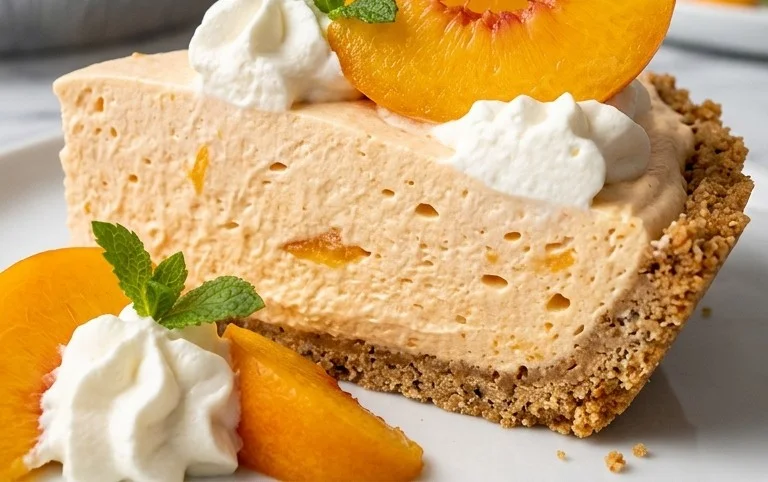 Peach Chiffon Pie