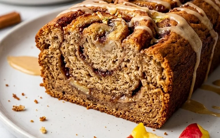 Cinnamon Roll Banana Bread