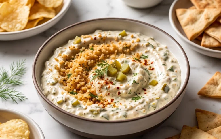 Easy Fried Pickle Dip (Dairy-Free Option)