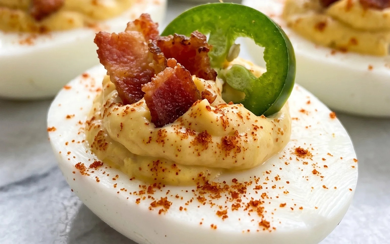 Jalapeno Popper Deviled Eggs