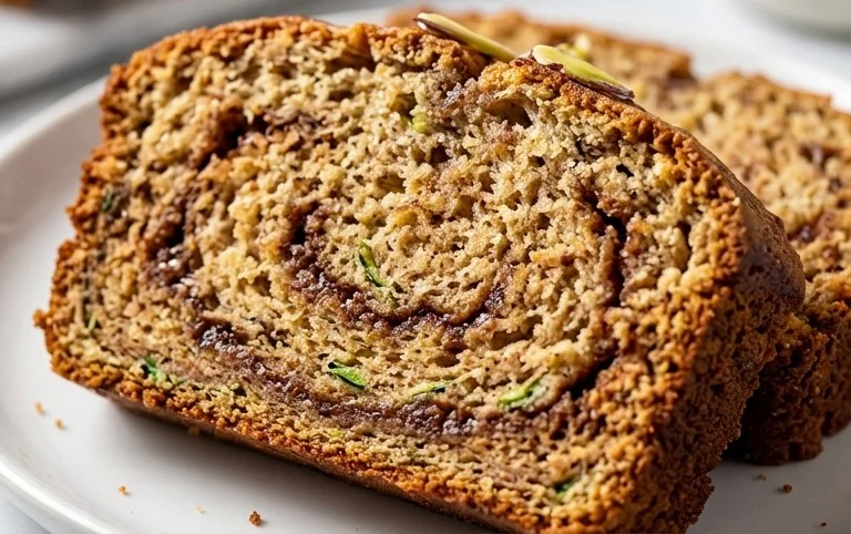 Moist and Delicious Cinnamon Swirl Zucchini Bread