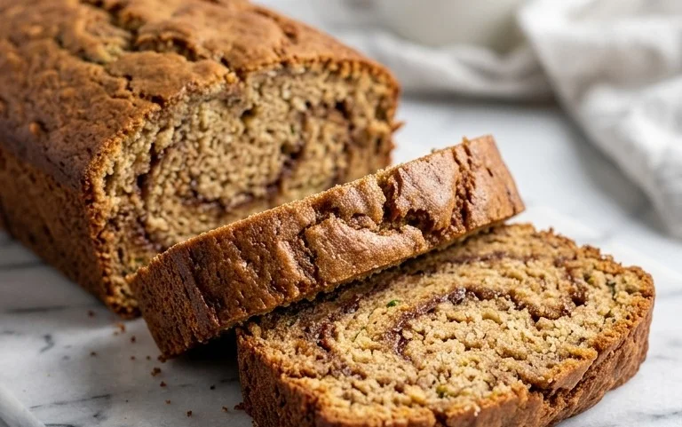 Moist and Delicious Cinnamon Swirl Zucchini Bread