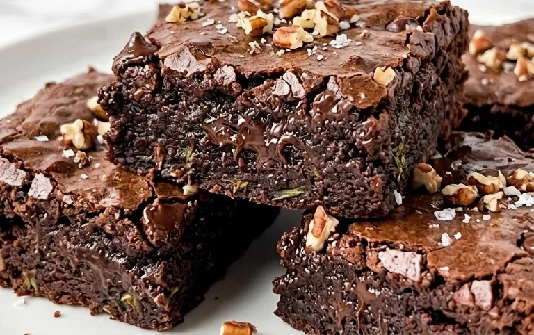 Zucchini Brownies (gluten-free, dairy-free options)