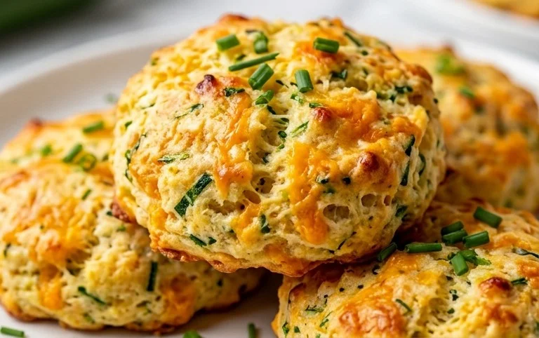 Zucchini Cheddar Biscuits