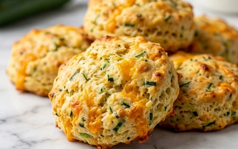 Zucchini Cheddar Biscuits