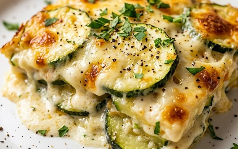 Cheesy Baked Zucchini Casserole